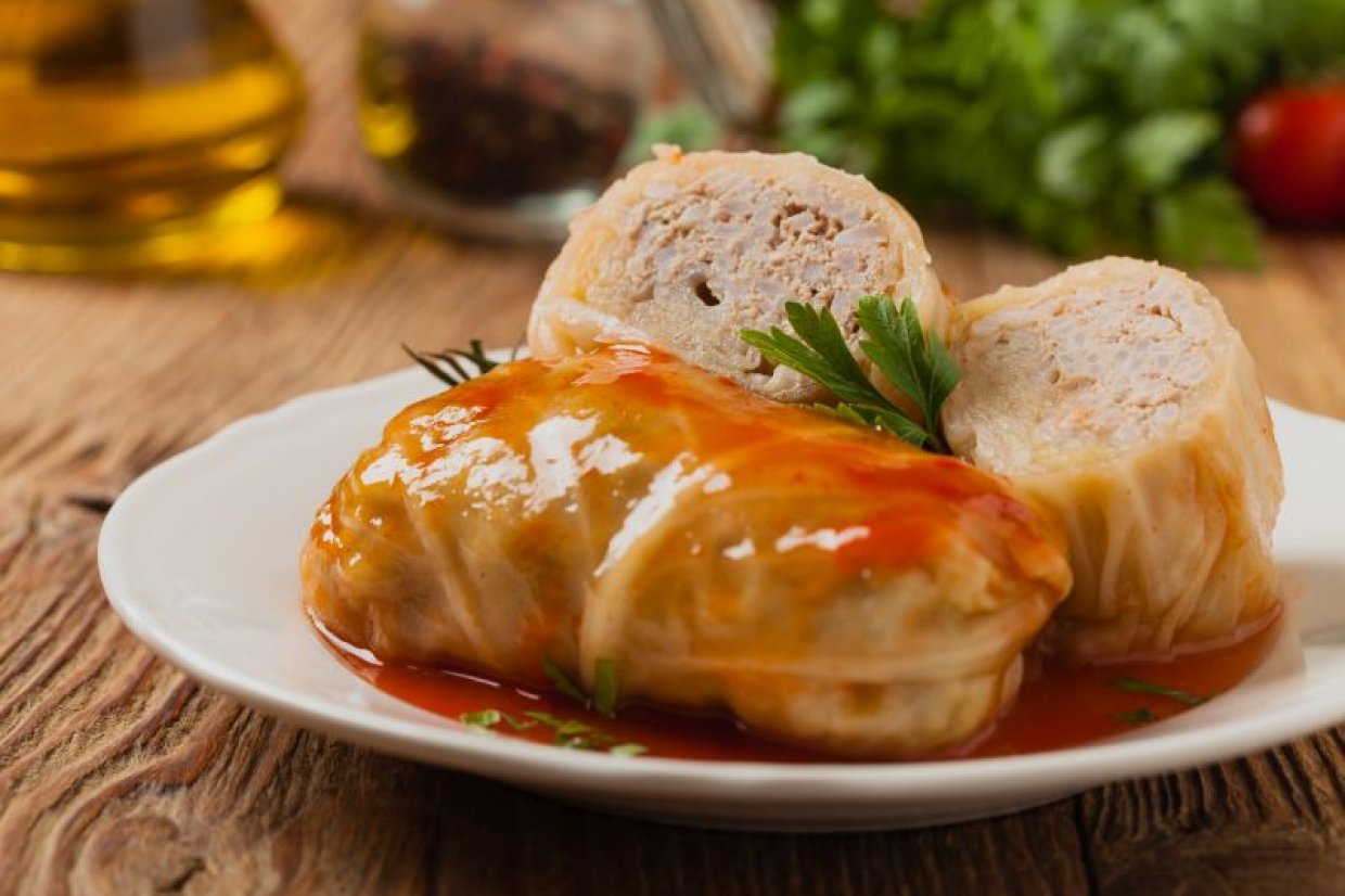 Голубцы с куриным фаршем Голубцы с куриным фаршем