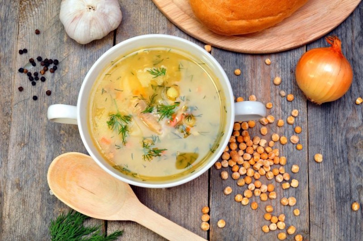 Гороховый суп с курицей Гороховый суп с курицей