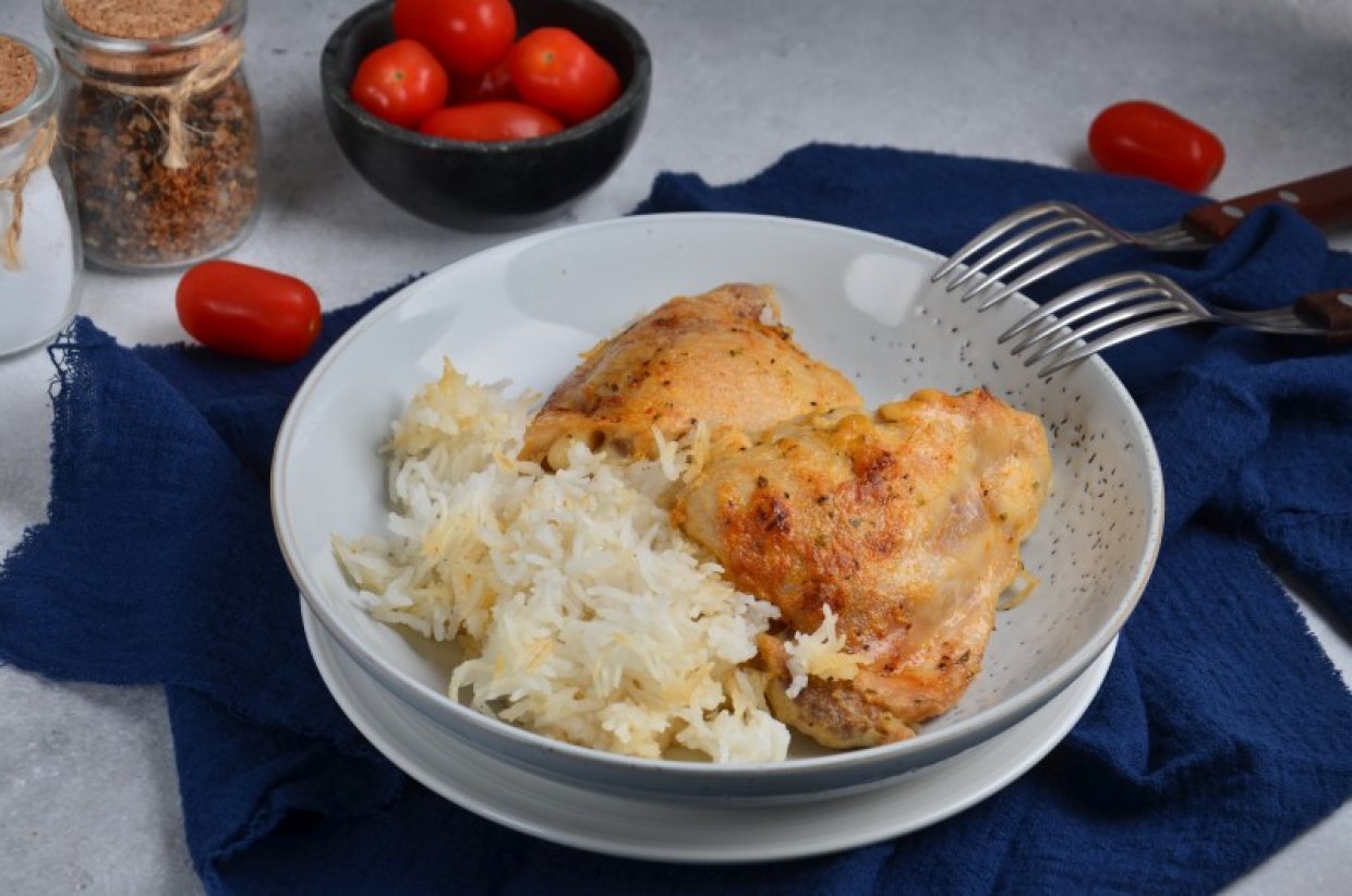 Курица с рисом в духовке Курица с рисом в духовке