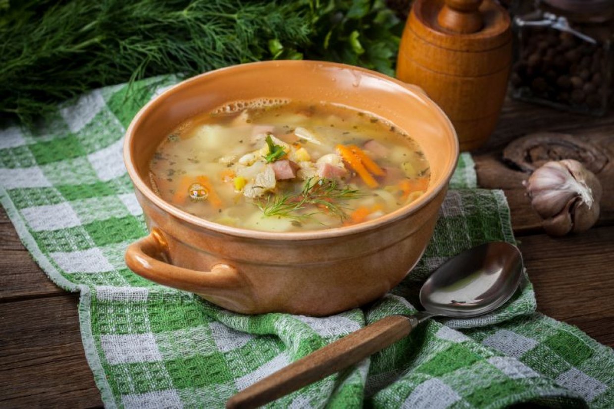 Классический гороховый суп Классический гороховый суп