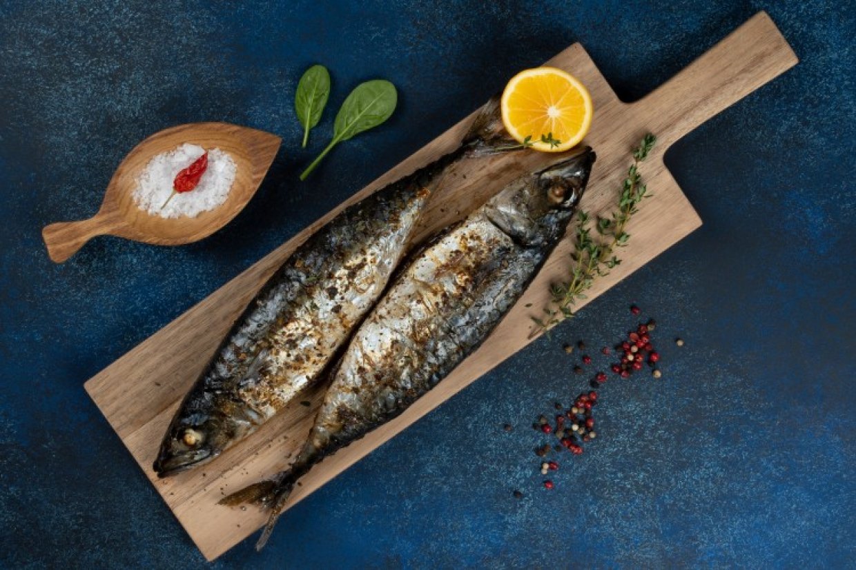 Запеченная скумбрия в духовке Запеченная скумбрия в духовке