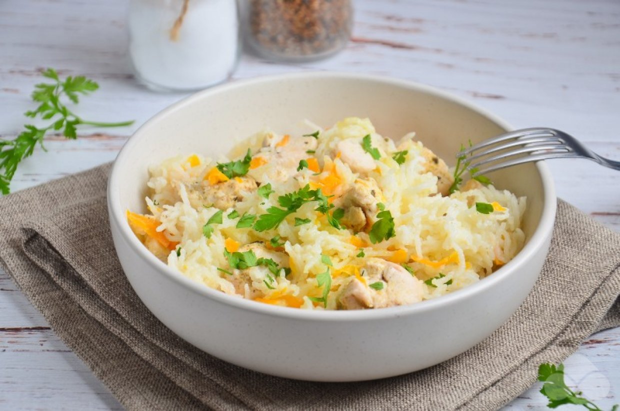 Плов с курицей
