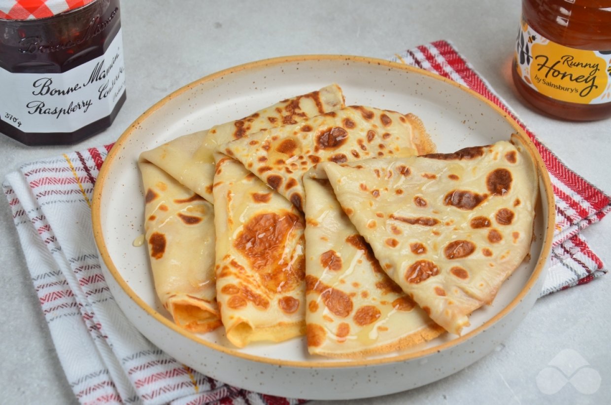 Нежные блины из рисовой муки