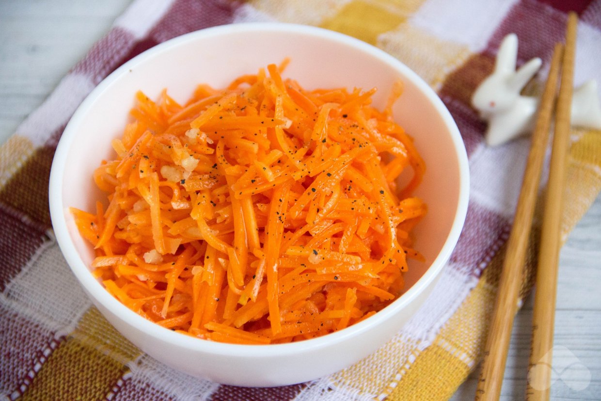 Домашняя морковь по-корейски