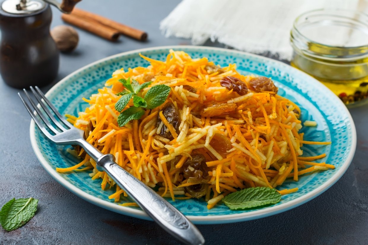Салат с тыквой и яблоками Салат с тыквой и яблоками