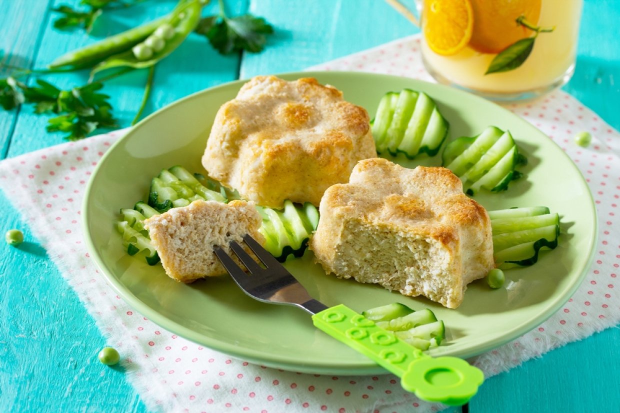 Запеченное суфле из курицы Запеченное суфле из курицы