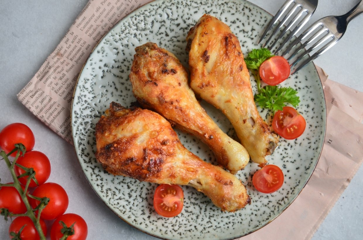 Куриные голени в аэрофритюрнице Куриные голени в аэрофритюрнице
