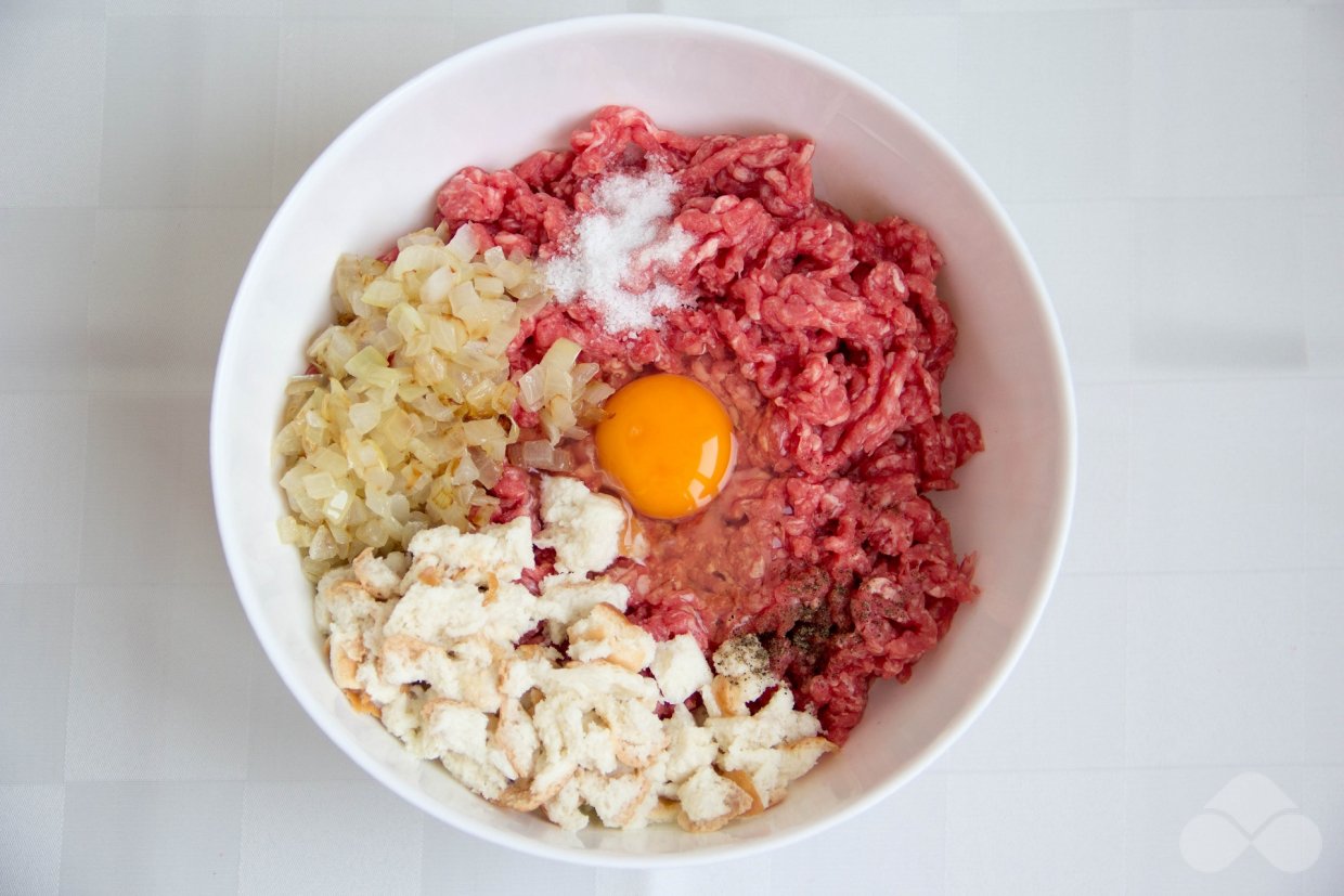 Мясные котлеты в духовке – фото приготовления рецепта, шаг 4