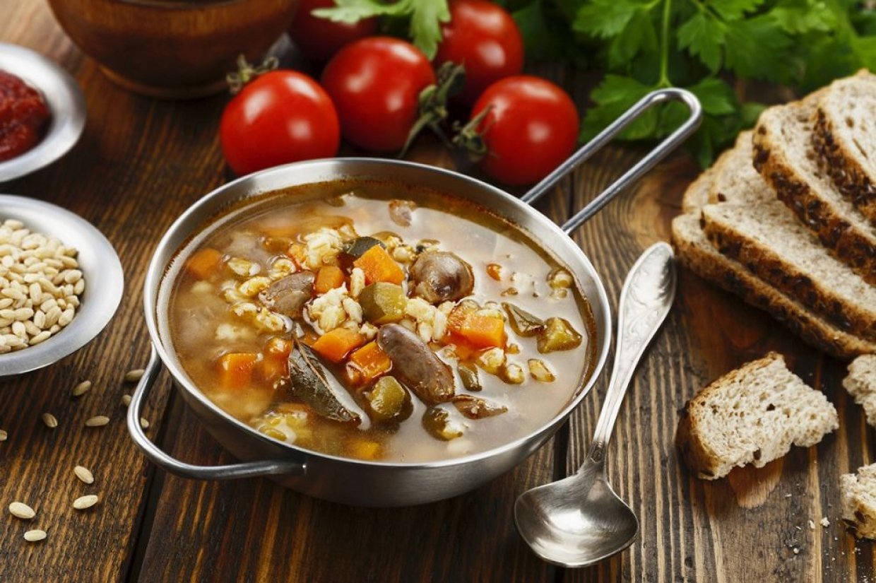 Рассольник из куриных потрошков Рассольник из куриных потрошков