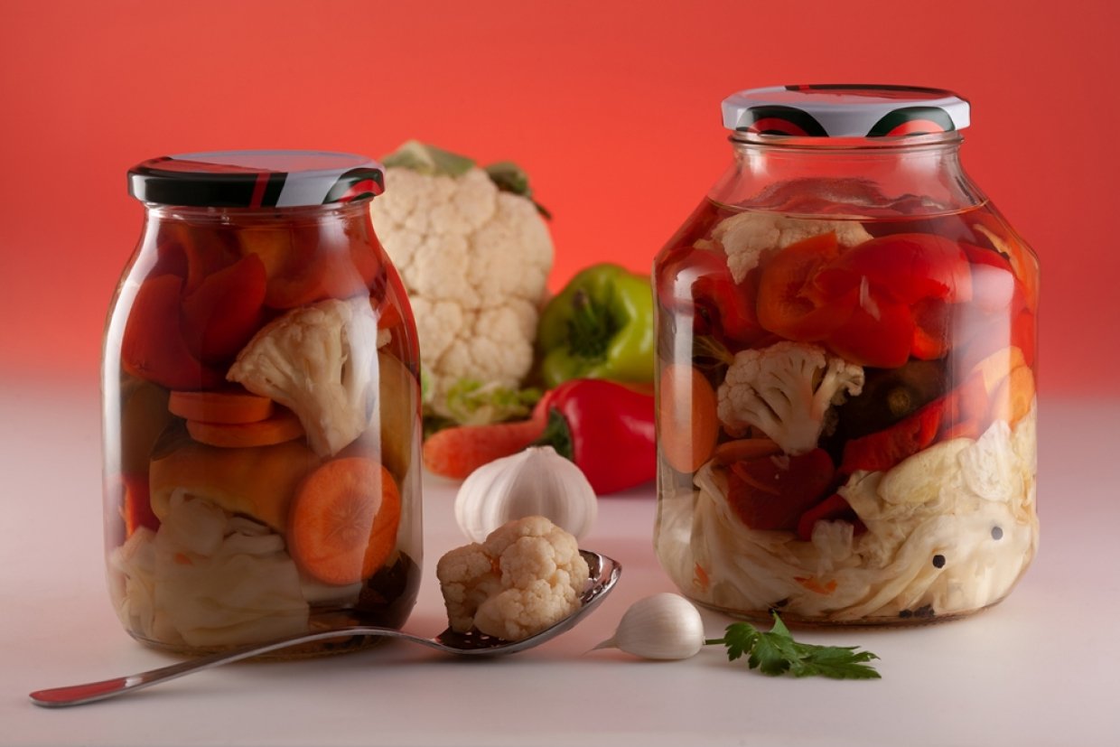Салат с цветной капустой