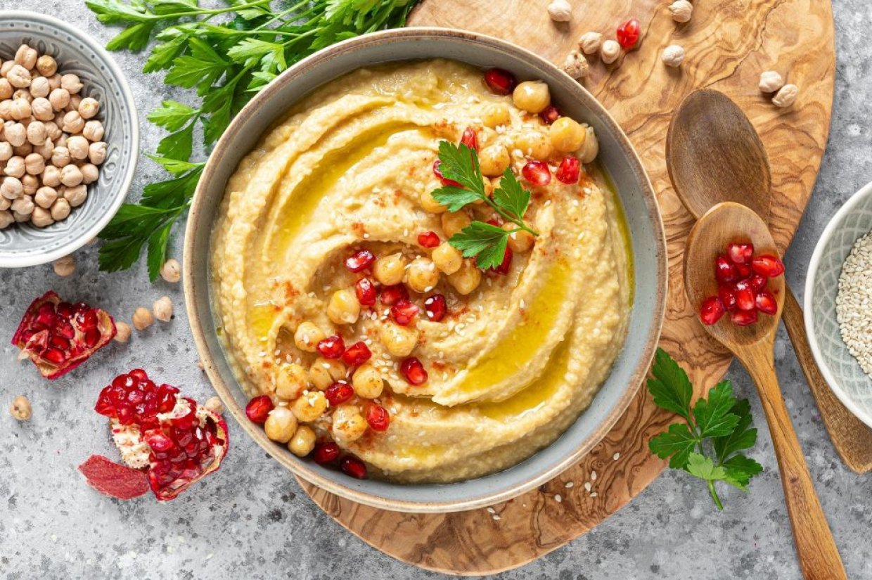 Хумус с кукурузным маслом Хумус с кукурузным маслом