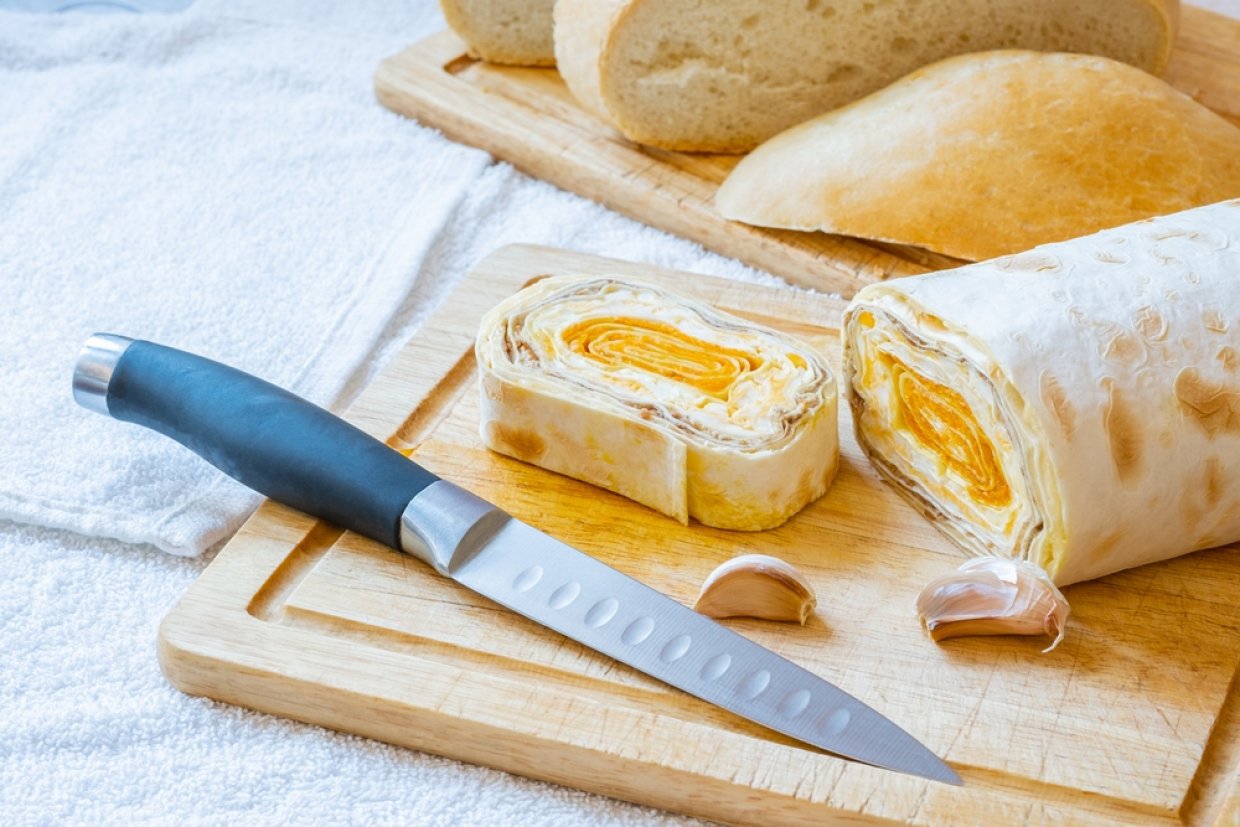 Рулет из лаваша с морковью и крем-сыром Рулет из лаваша с морковью и крем-сыром