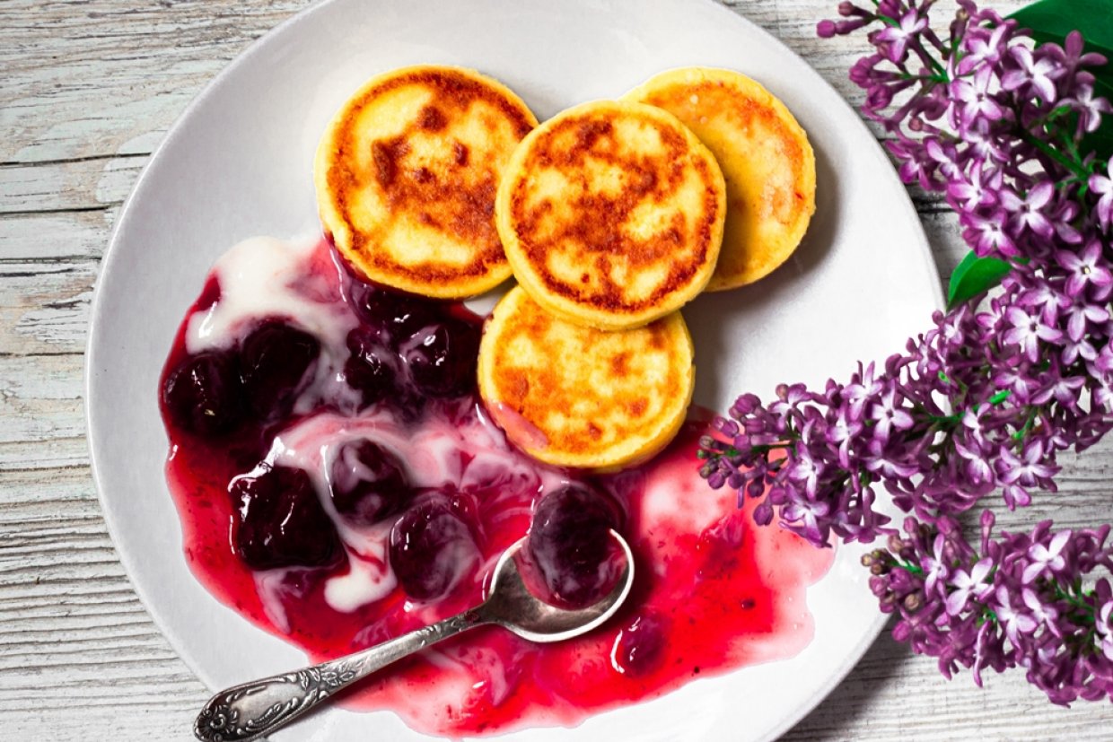 Сырники с кускусом Сырники с кускусом