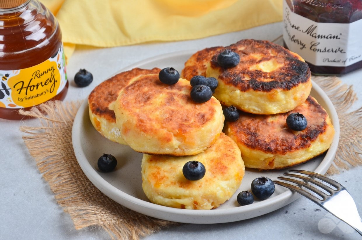 Сырники с курагой