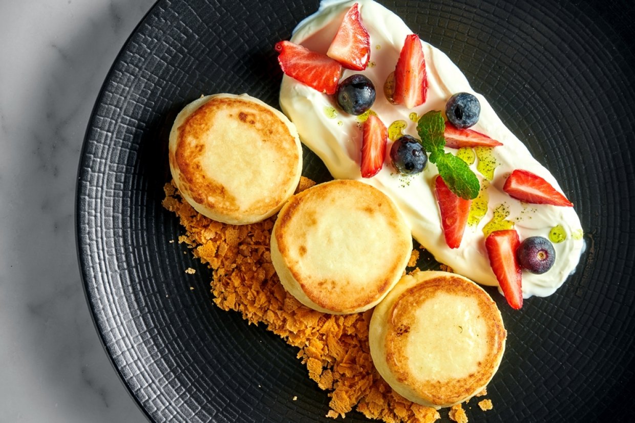 Сырники с кукурузными хлопьями Сырники с кукурузными хлопьями