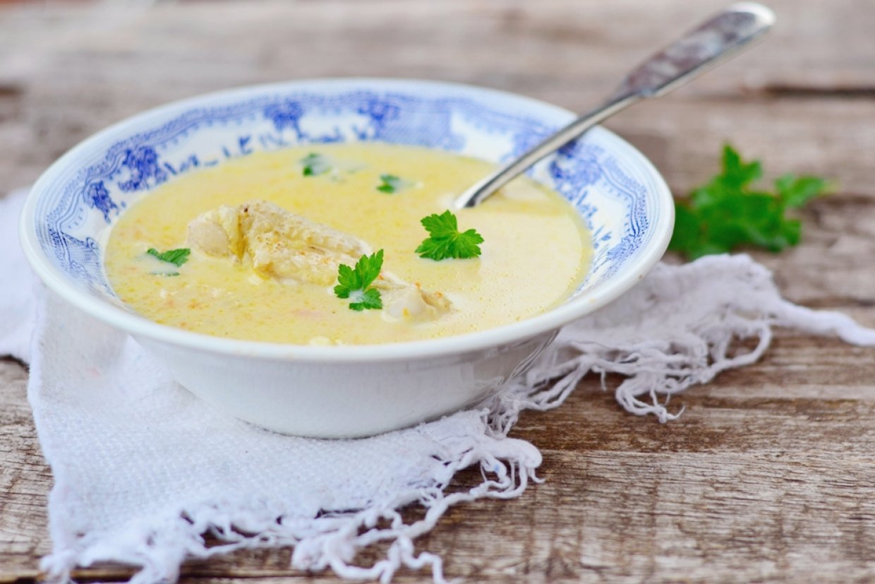 Сырный суп с курицей Сырный суп с курицей