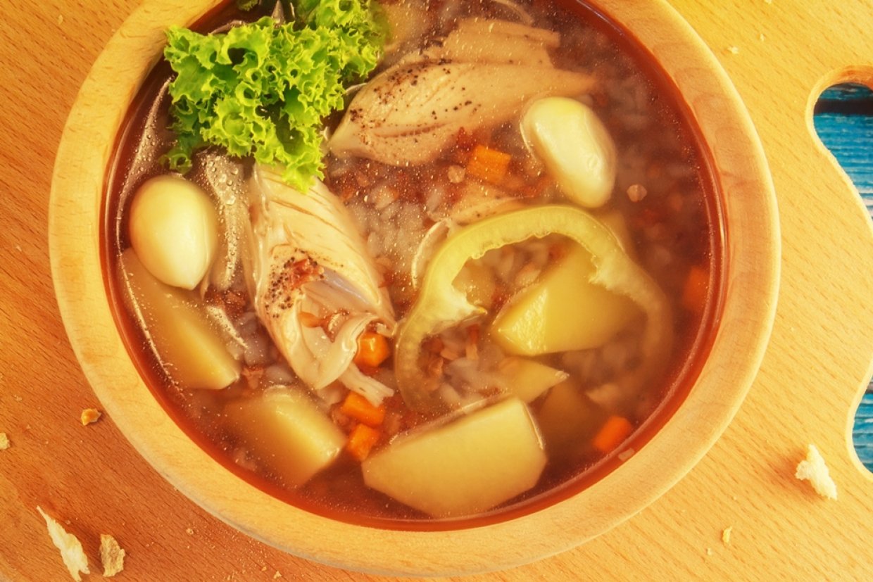 Куриный суп с гречкой Куриный суп с гречкой