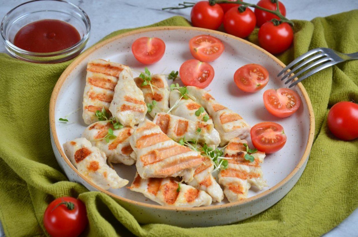 Куриное филе в майонезе на гриле Куриное филе в майонезе на гриле