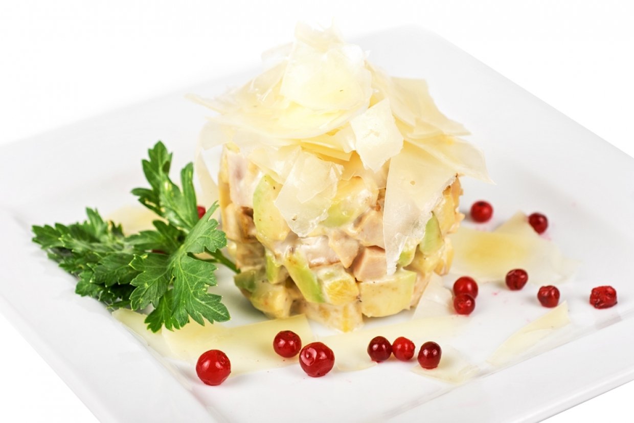 Салат с курицей и авокадо Салат с курицей и авокадо