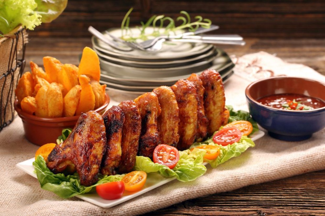 Куриные крылышки в «Кока-коле» Куриные крылышки в «Кока-коле»