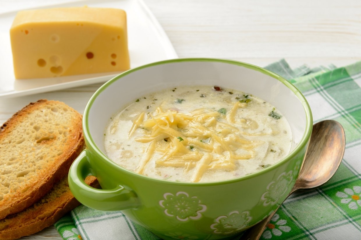 Картофельный суп с сыром Картофельный суп с сыром