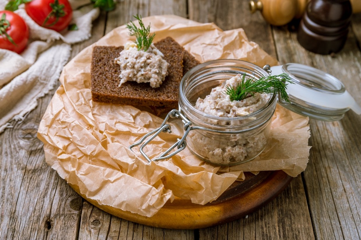 Форшмак с орехами Форшмак с орехами