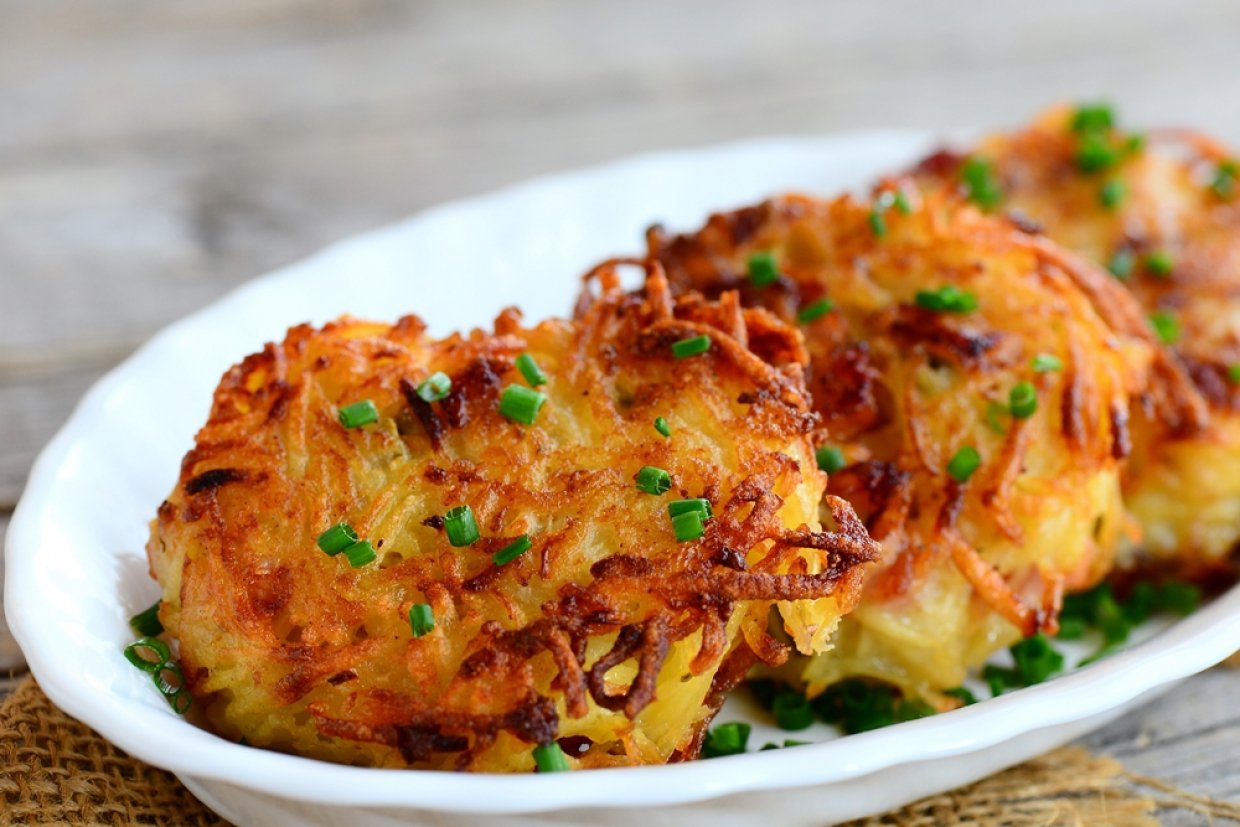 Драники с кукурузной мукой Драники с кукурузной мукой