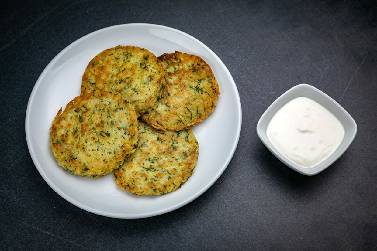 Драники с овощами Драники с овощами