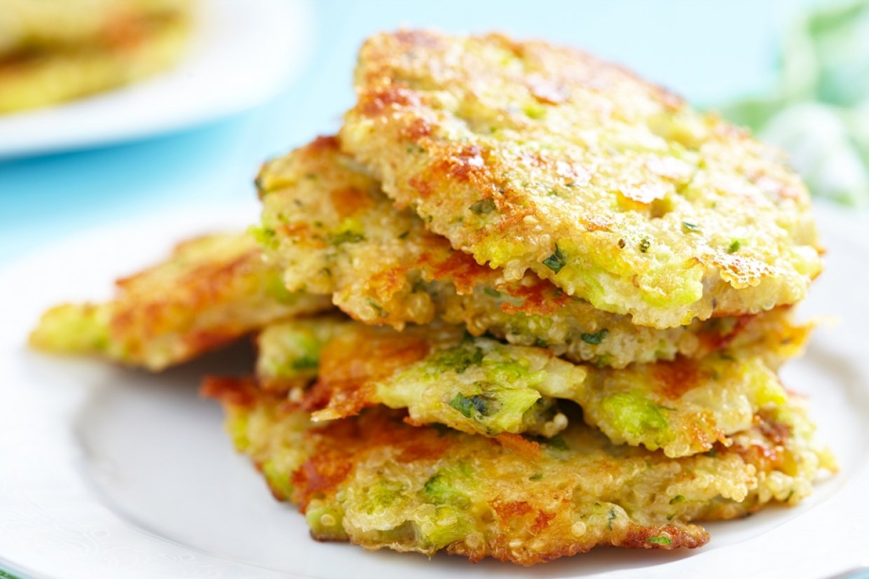 Овощные драники с кабачком