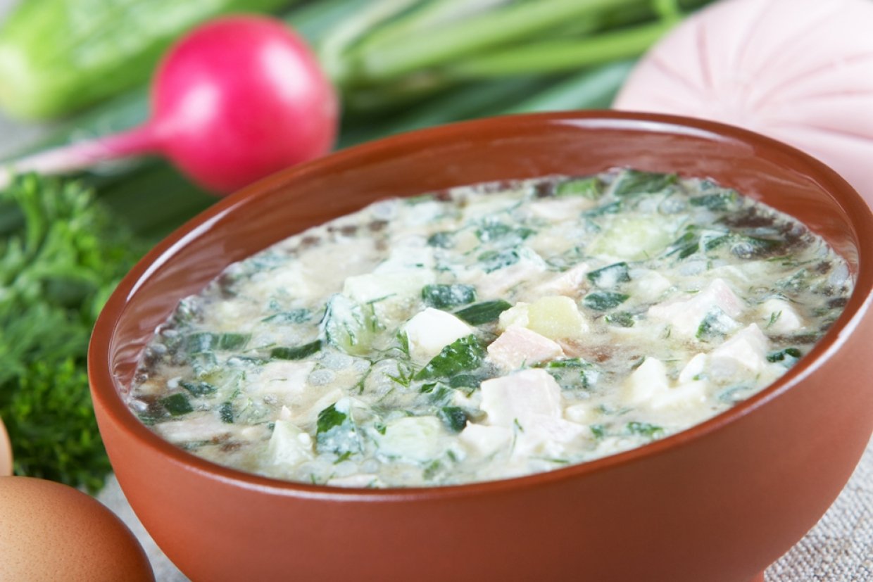 Окрошка с рисом Окрошка с рисом