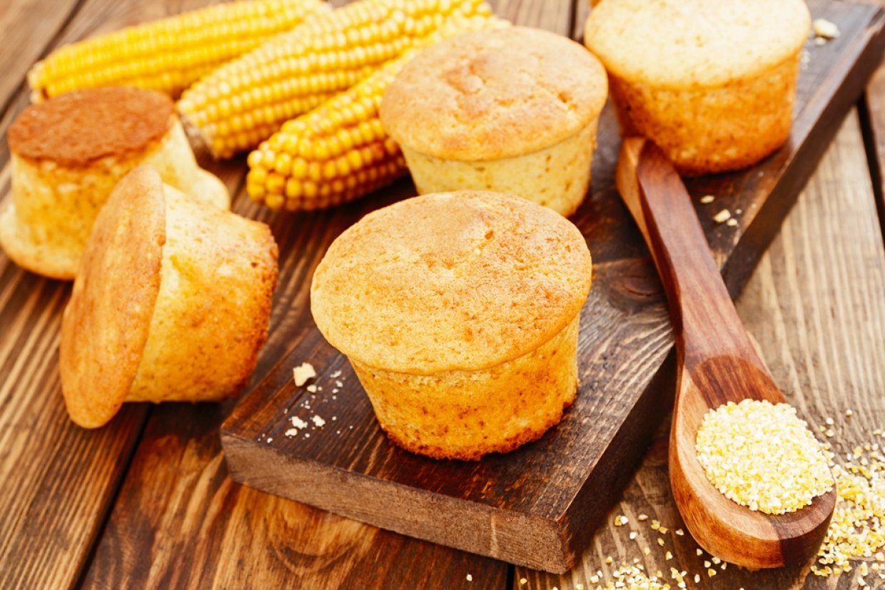 Кукурузные кексы Кукурузные кексы