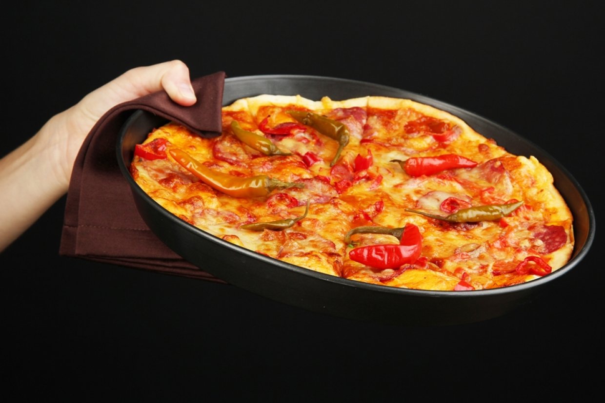 Пицца с маринованным перчиком Пицца с маринованным перчиком