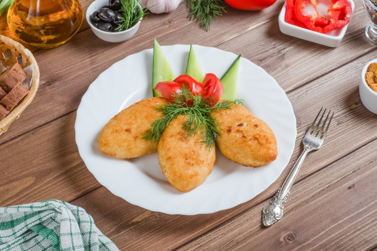Куриные котлеты в панировке Куриные котлеты в панировке