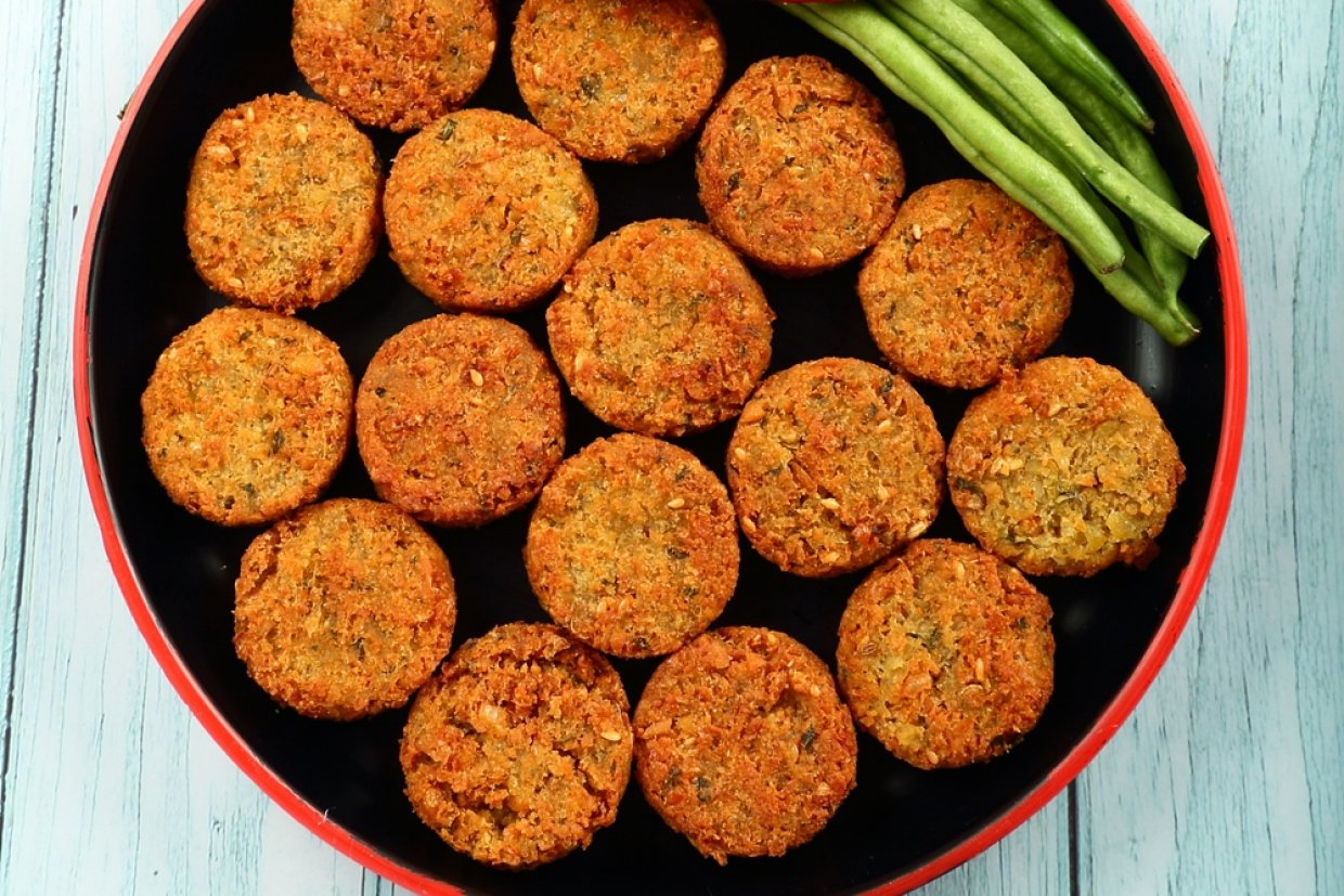 Куриные котлеты с чечевицей