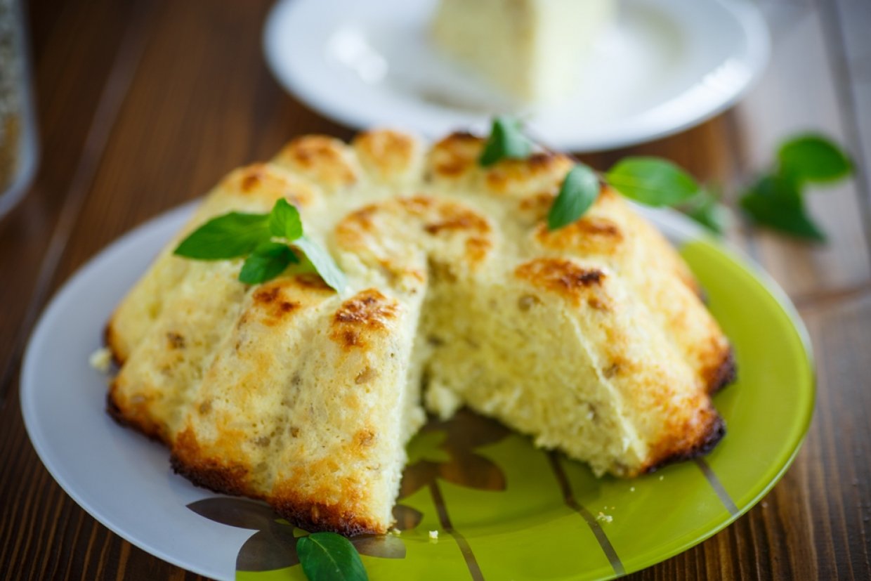 Творожная запеканка с рисом и лимоном Творожная запеканка с рисом и лимоном