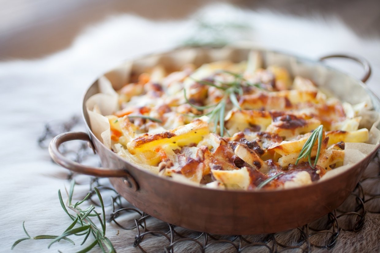 Картофельная запеканка с курицей и болгарским перцем Картофельная запеканка с курицей и болгарским перцем