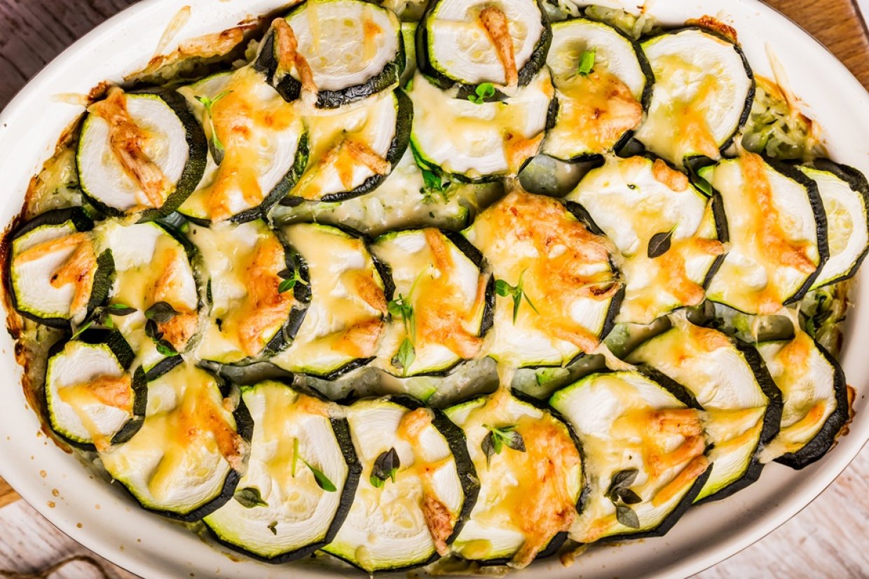Запеканка из кабачков с рисом Запеканка из кабачков с рисом