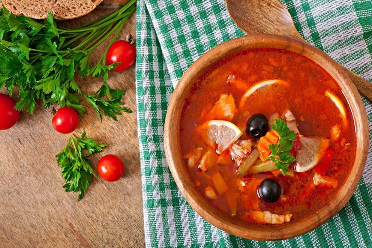 Солянка с капустой Солянка с капустой
