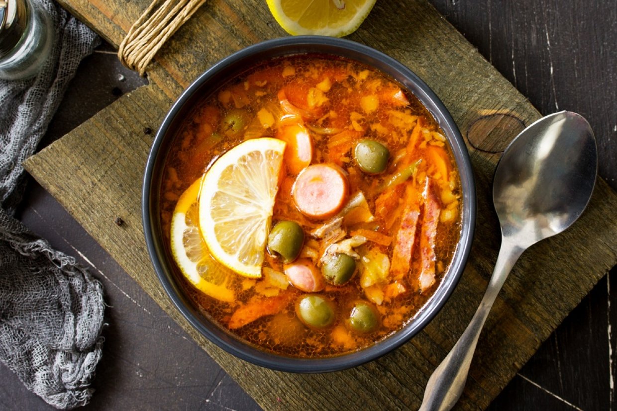 Солянка с рисом Солянка с рисом