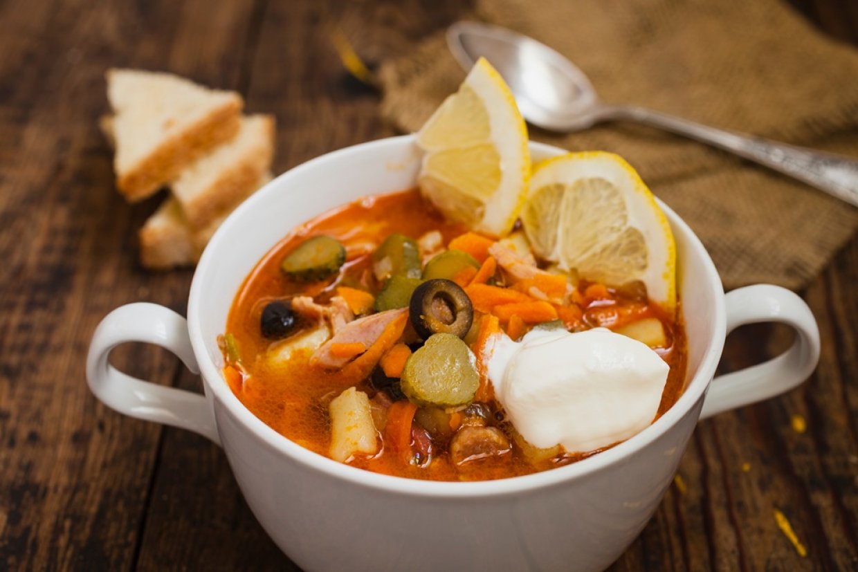 Солянка с почками Солянка с почками