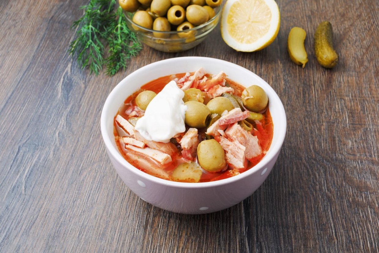 Солянка с беконом Солянка с беконом