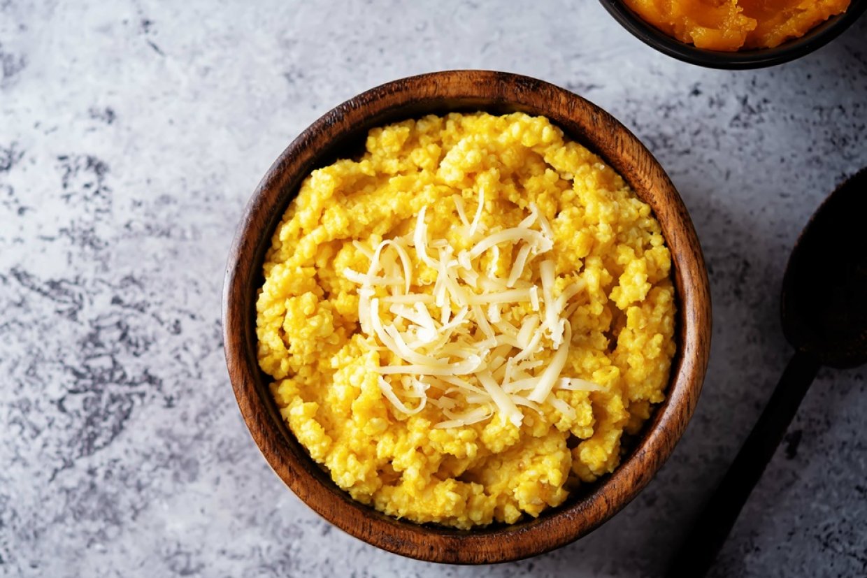 Пшенная каша с сыром