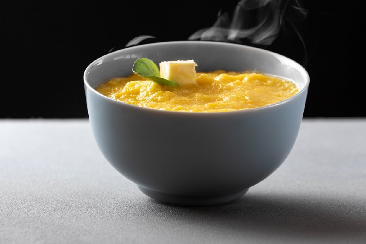 Кукурузная каша с творогом Кукурузная каша с творогом