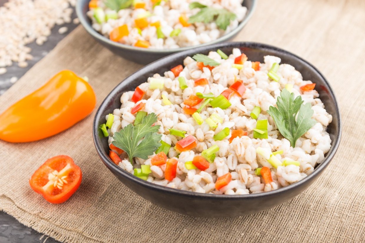 Перловая каша с овощами Перловая каша с овощами