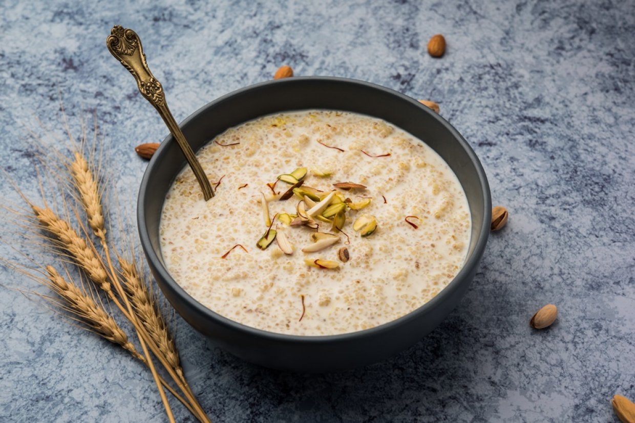 Пшеничная каша на кокосовом молоке Пшеничная каша на кокосовом молоке
