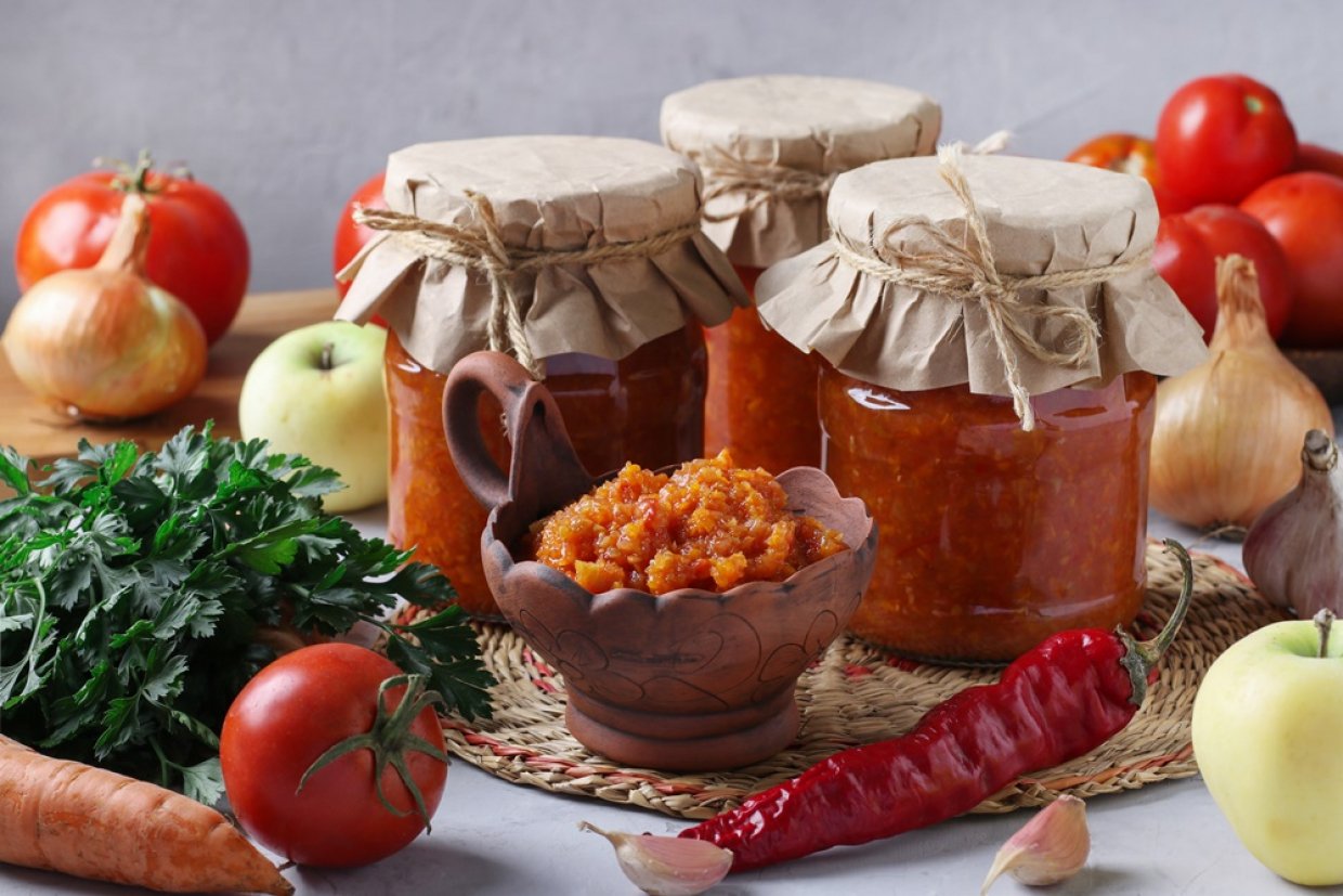 Овощная икра с яблоками Овощная икра с яблоками