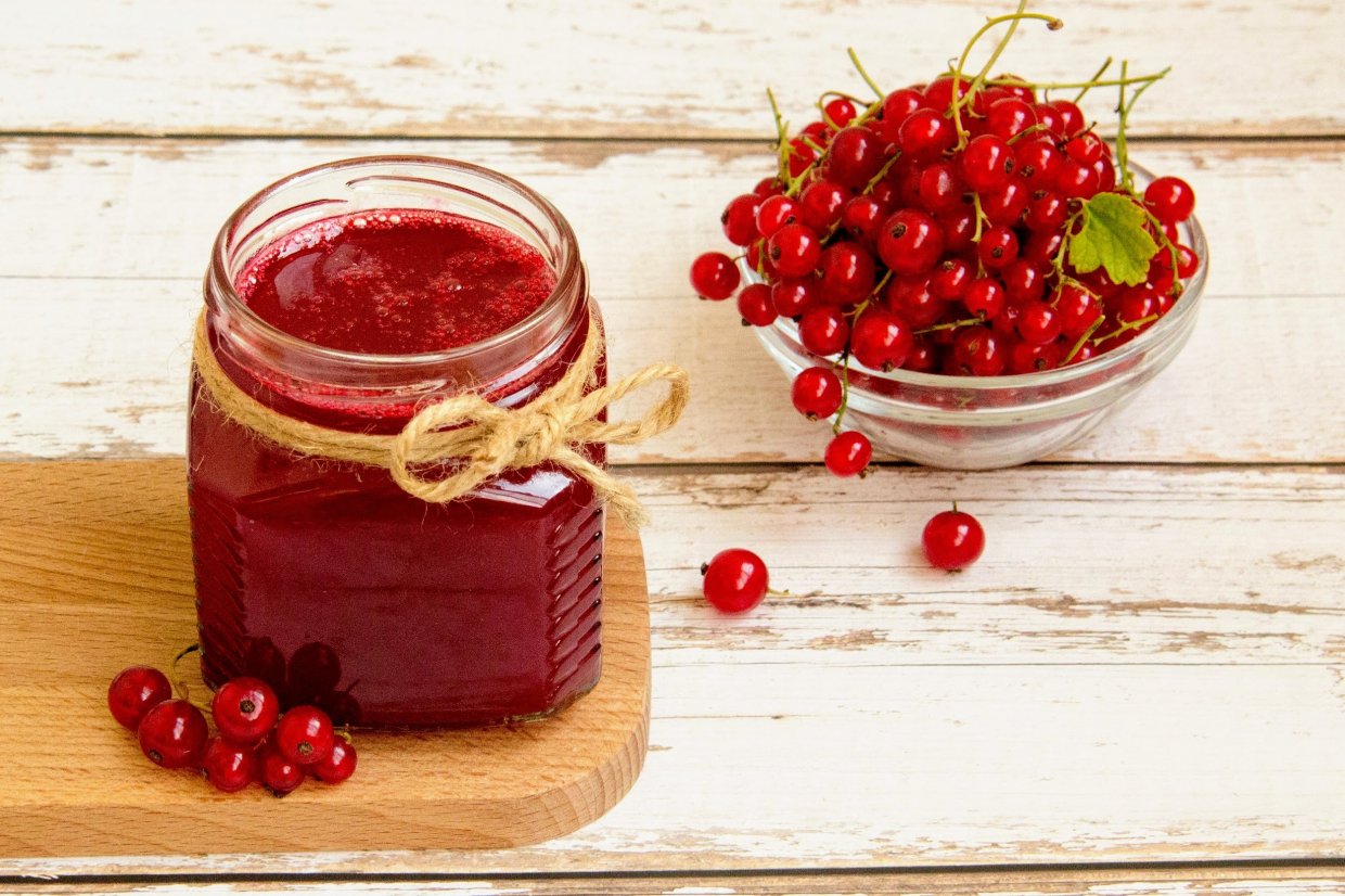 Желе из красной смородины Желе из красной смородины