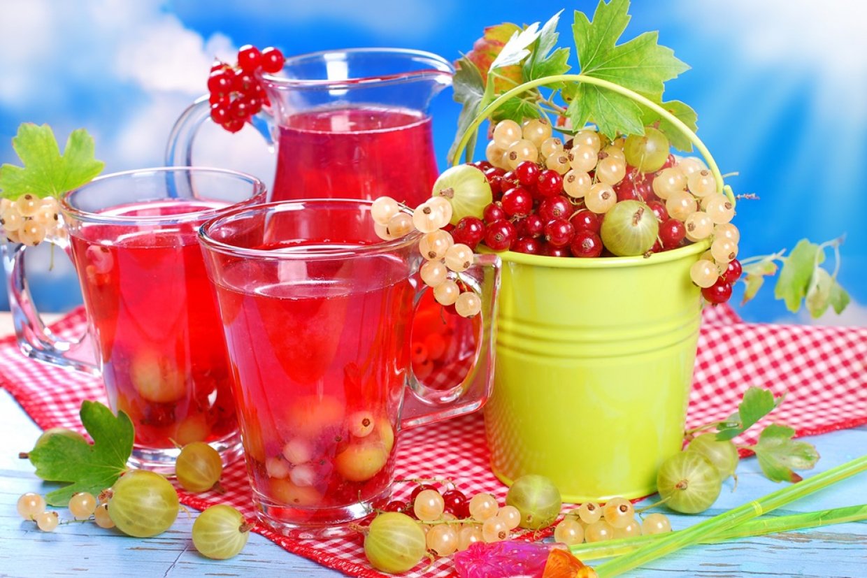 Компот из смородины и крыжовника Компот из смородины и крыжовника