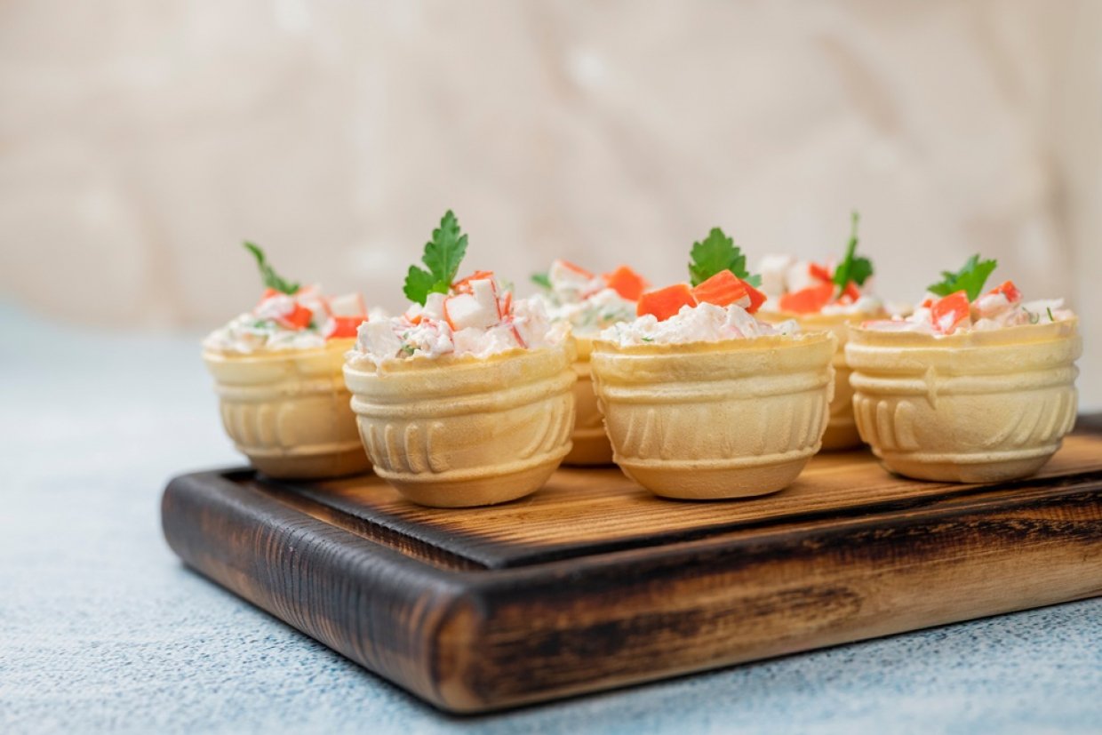 Оливье с крабовыми палочками Оливье с крабовыми палочками