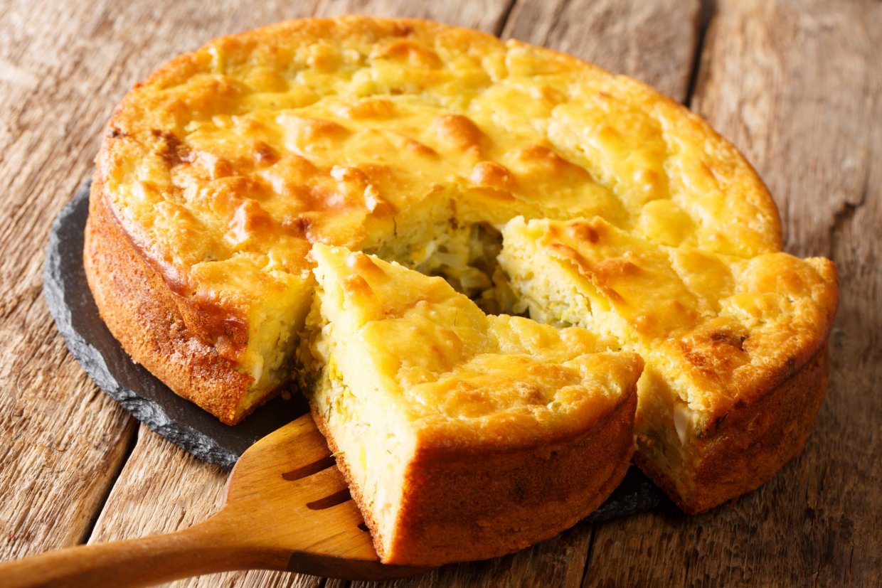Шарлотка с капустой Шарлотка с капустой